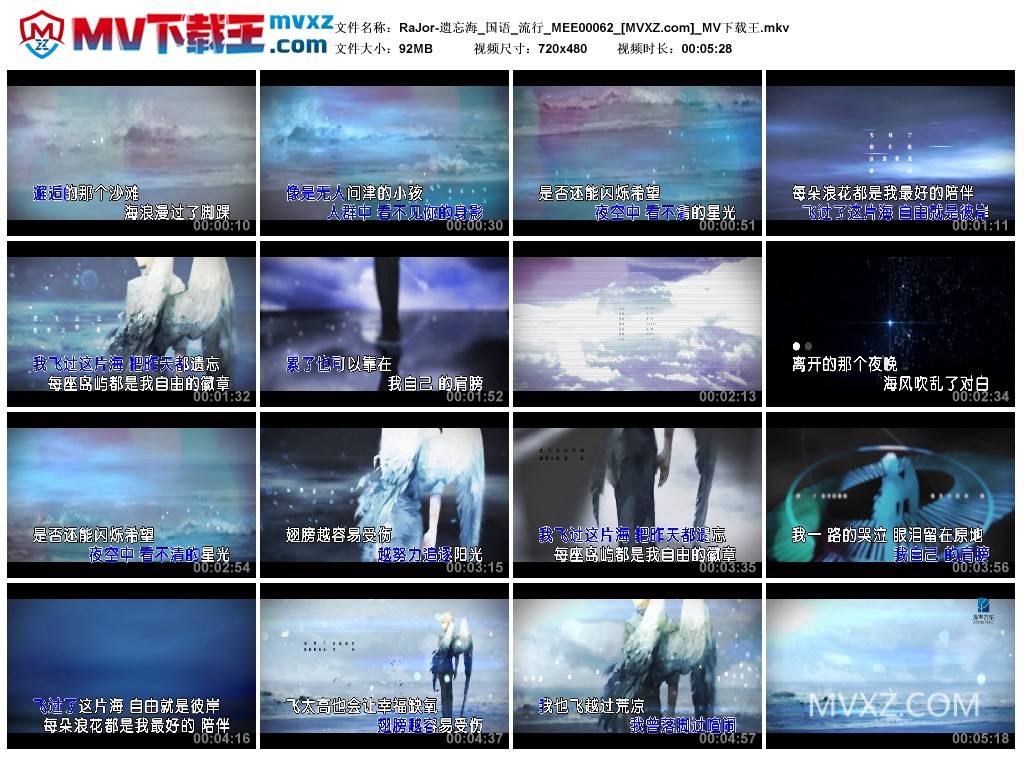 RaJor-遗忘海_国语_流行_MEE00062